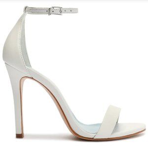 SCHUTZ Cadey Lee Leather Sandal in White Size 10